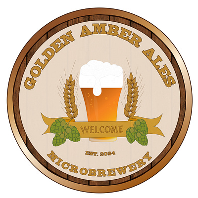 Final Microbrew logo graphic design