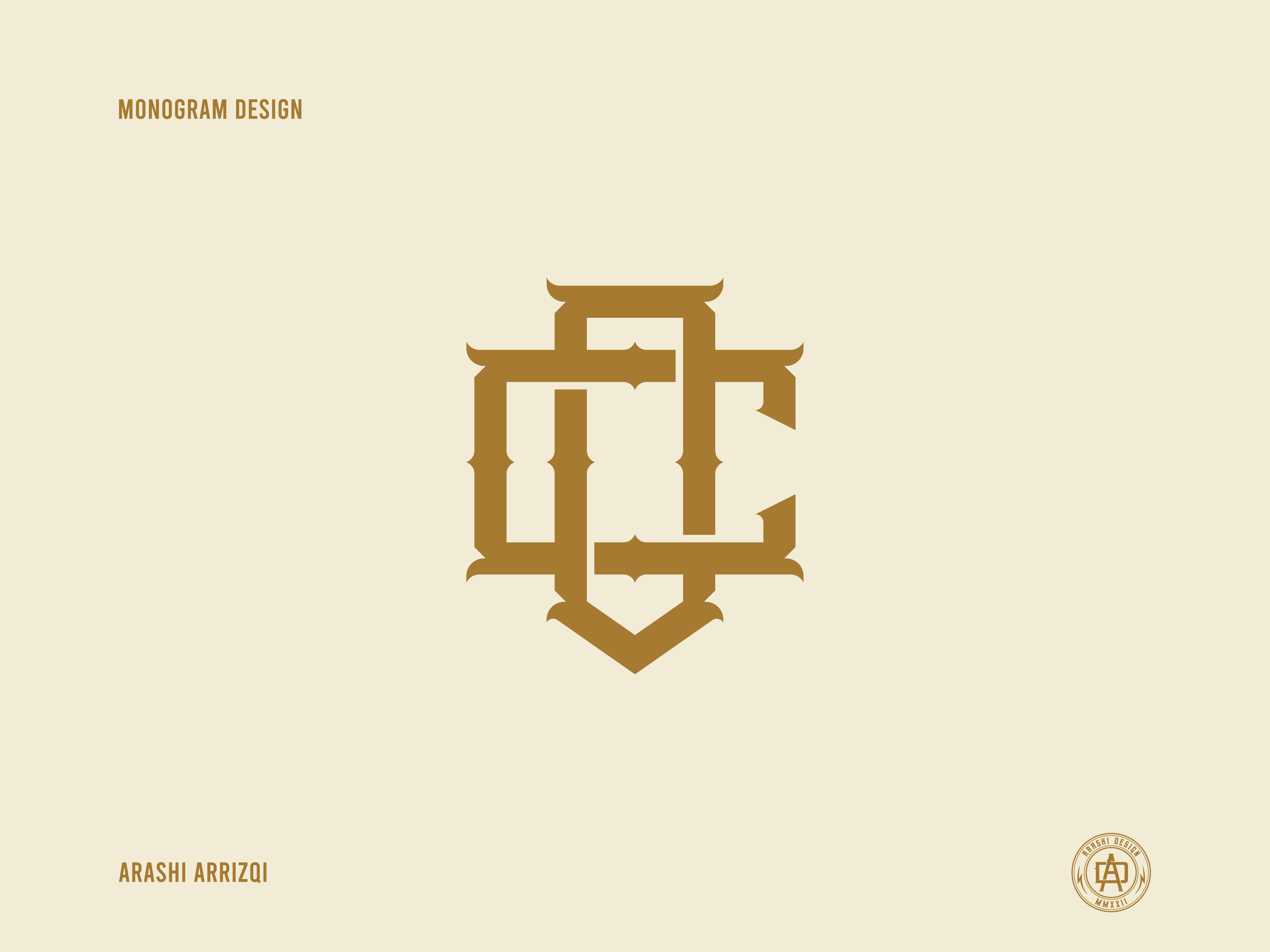 Letter OC Monogram Logo Design by Arashi Arrizqi on Dribbble