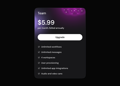 Pricing section - Daark mode banking app clean concept crypto crypto app crypto dashboard design finance graphic design interface logo minimal pricing pricing page pricing section saas ui web design web page website