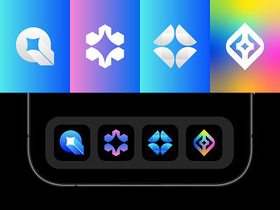 AI Logos ai logos artificial intelligence brand identity brand marks branding creative design design icon logo collection logo design logofolio logos logotype minimalist modern logo software logo tech logo technology