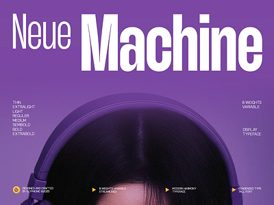 GC Neue Machine - Variable Sans branding clean condensed corporate design elegant font font glyph glyphonic graphic design logo modern poster sans stylish trend trendy typeface variable