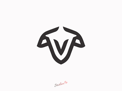 Goat-Bull Hybrid Logo For Sale abstract logo abstract logo mark animal symbol brand logo bull logo combination mark logo goat bull logo goat logo horn logo hybrid animal hybrid animal logo hybrid logo logo logo design minimal logo minimalist logo modern logo monogram logo power logo strong animal icon