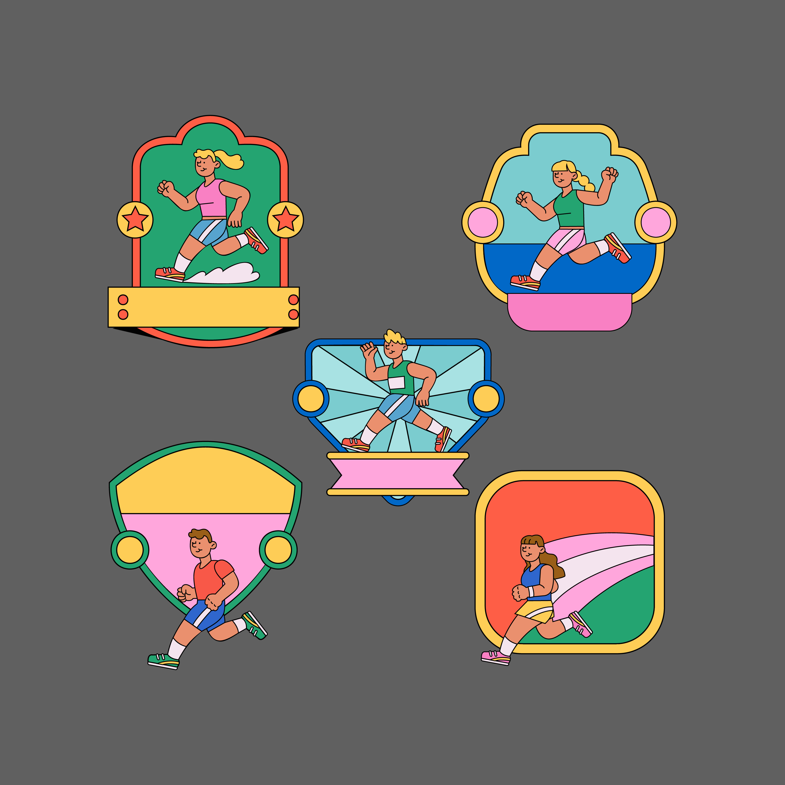 Browse thousands of Running Cartoon images for design inspiration ...