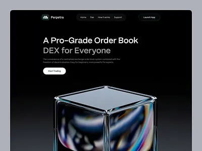 Crypto Trading Platform bitcoin centralized exchange cex crypto crypto dex crypto trading cryptocurrency dex exchange finance financial fintech trading trading landing page trading platform ui design ux design web design