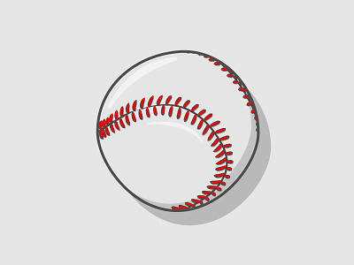 Baseball ball baseball dodgers graphic design illustration mlb reds sport vector vector art vector illustration yankees