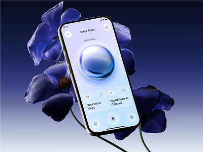 AI Voice Mobile App ai app design ai assistant ai blockchain ai interface ai mobile app ai ui ai voice ai voice app ai voice assistant ai voice generator ai writing assistant mobile mobile app web design