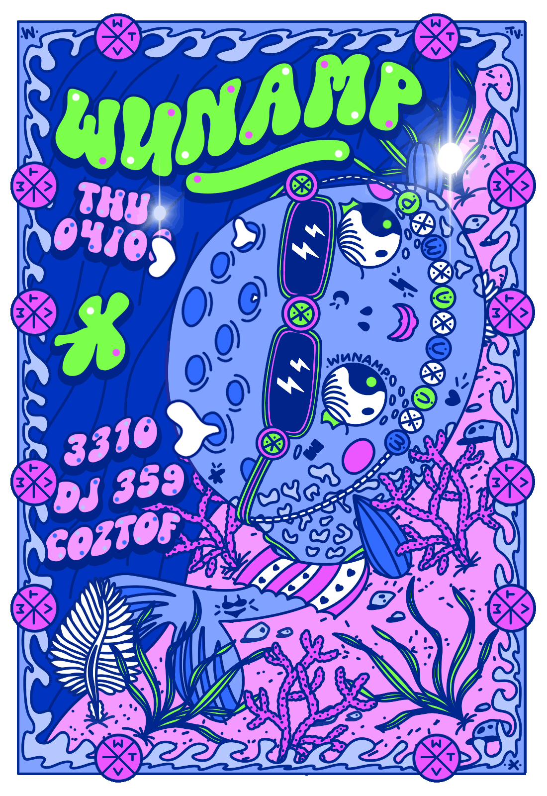 EXE BEACH 2025 LAST WEEK animation branding design event exebeach graphic design illustration motion graphics music noir77 poster trapers