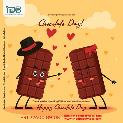 Happy Chocolate Day animation branding design digital marketing services graphic design illustration logo motion graphics seo agency ui