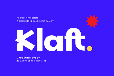 Klaft – Modern Bold Sans Serif Font branding design display graphic design illustration logo magazine modern motion graphics typography visual identity