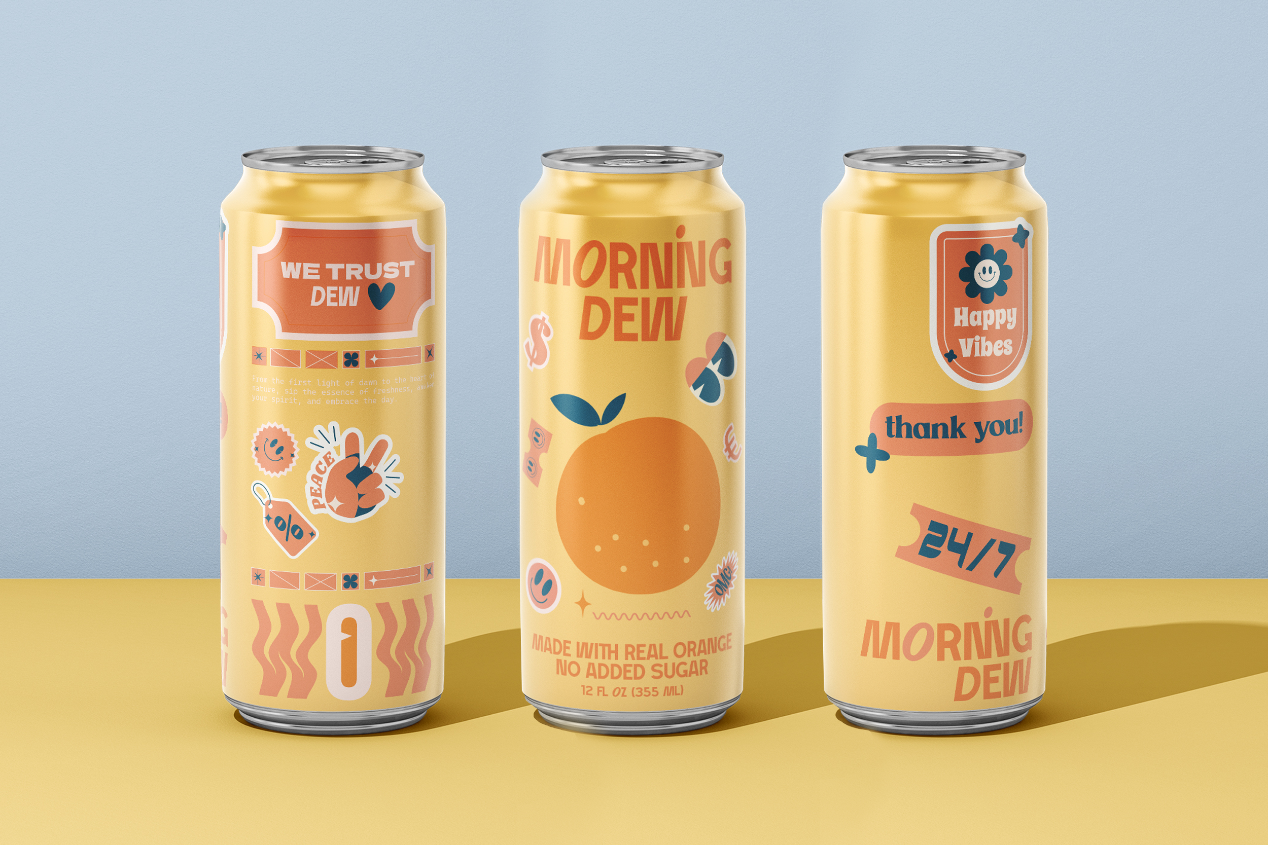 Minimalist Beverage Packaging & Can Label Design beverage beverage label design beverage packaging can can design can label design can packaging drink packaging fruit juice illustration juice juice label design label label design minimalist packaging design soda soda can soft drink typography