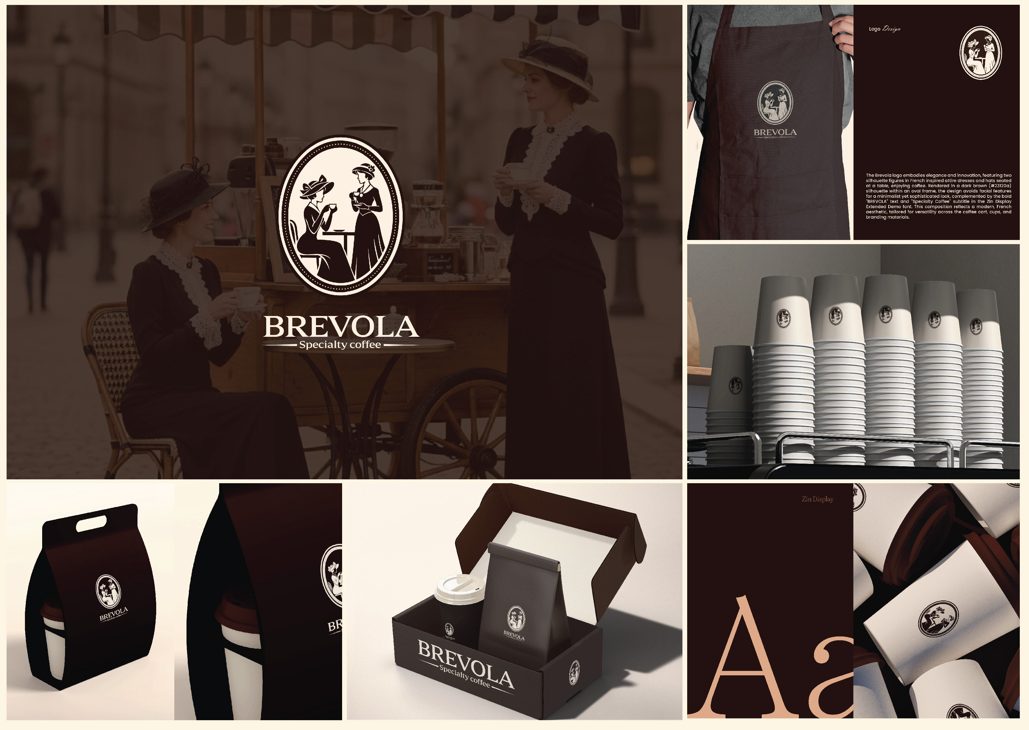 Cafe & Coffee Brand identity brand identity brand idnentity branding cafe cafe branding cafe cart cafe identity cafecoffee coffee coffee branding coffee shop custom cafe logo drink brand french cafe logo traditional cafe