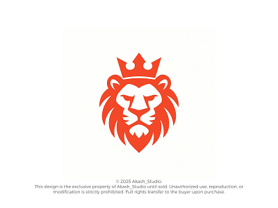 Royal Lion – Premium Logo Design identity design.
