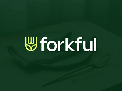 Forkful brand identity brand identity design branding branding designer creative logo graphic design logo logo design logo mark logos minimal logo minimalist logo modern logo modern style logo resturant branding resturant logo