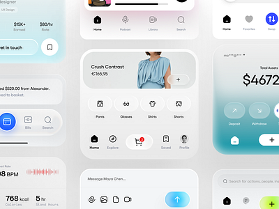 UI Widgets design icon iconography icons ios menu navigation menu ui ux widget