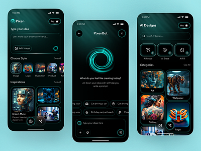 AI Art Generator App UI — Create Stunning Artwork Instantly 2025 trends ai art generator ai artwork app ai creative app ai design tool app design art app ui art creation app art tool ui creative app digital art app interactive design mobile mobile app ui design