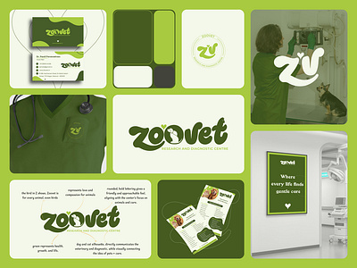 Zoovet - Logo and Visual Identity animalcarelogo brandidentity branding business card design care logo flyer design illus logo logo design logo variation pet care logo science logo veterinarylogo visual identity