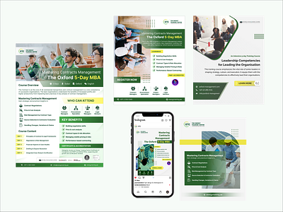 Brochure & Social Media Design – Training Course Company branding brochure design corporatebranding design education branding graphic design green palette illustration learningbrand logo mockup printanddigital social media design training courses typography ui ux vector visualidentity yellow theme