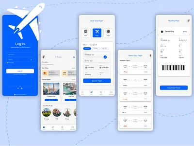 Booking flights are just a click away! 3d animation app booking branding click flight fly graphic design logo motion graphics sky ui web
