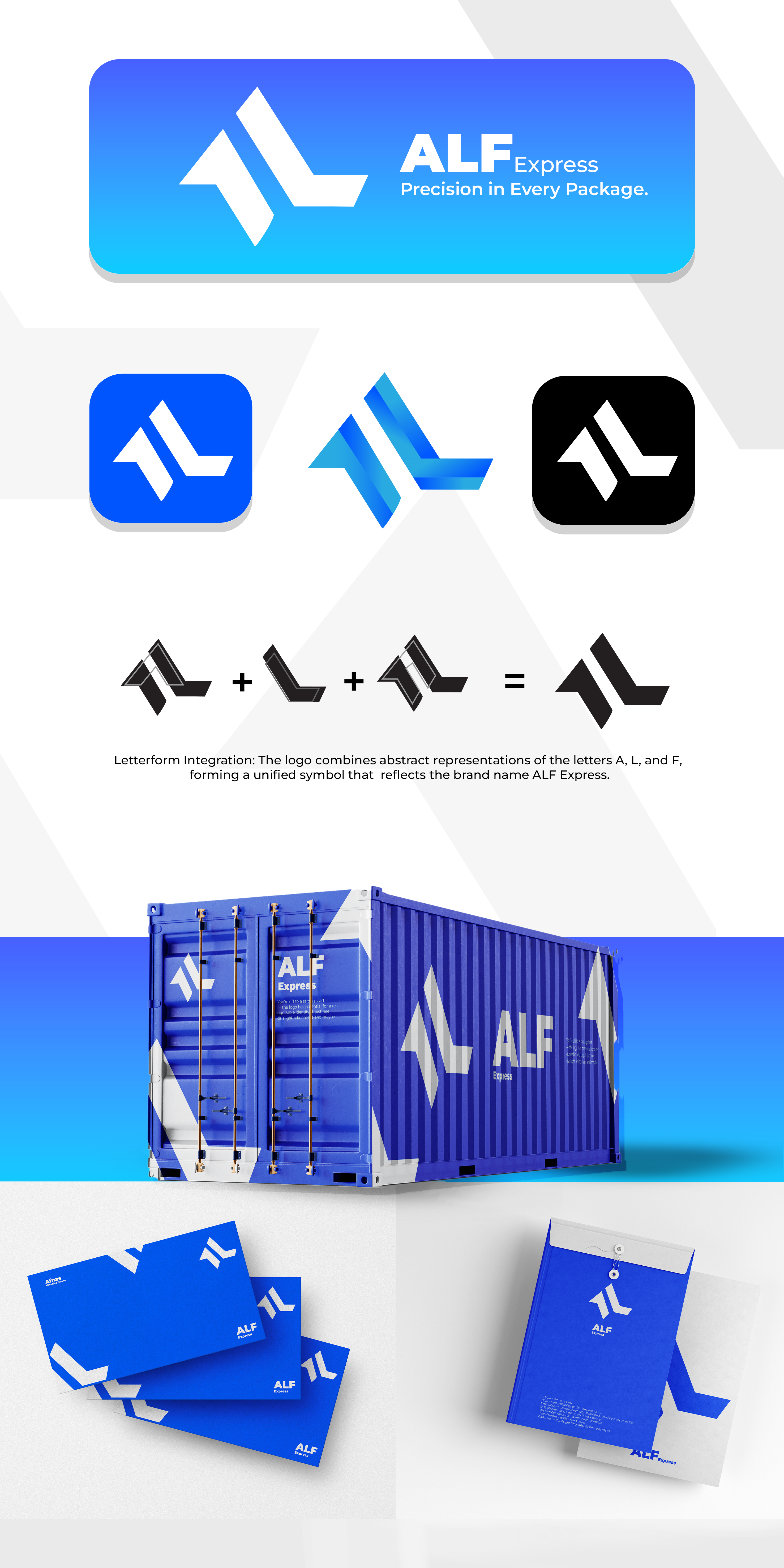 ALF Express – Brand Identity & Logo System brand guidelines graphic design