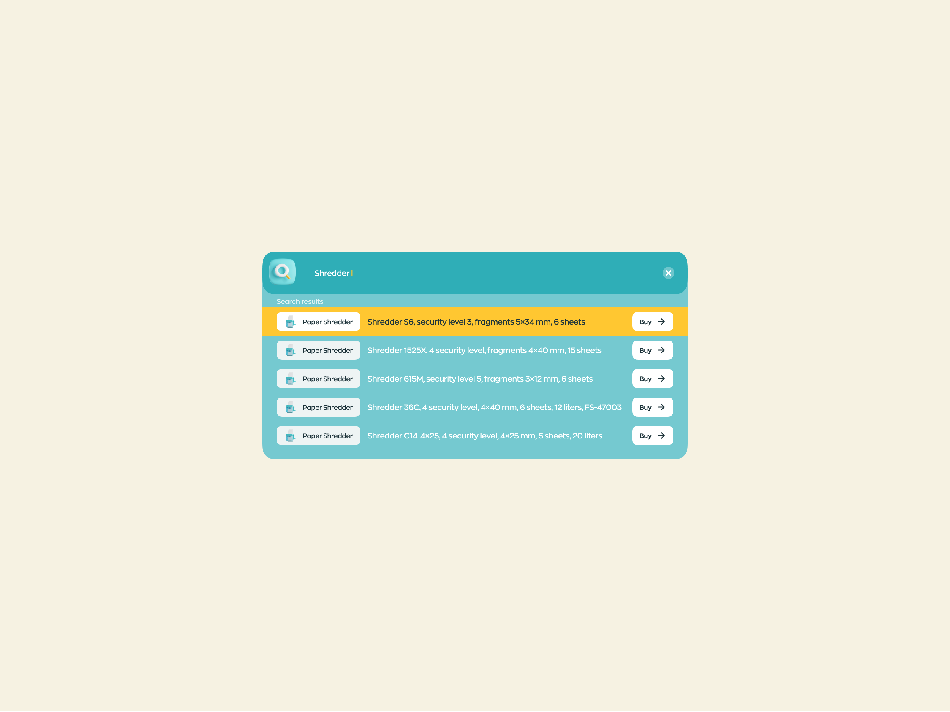 Search UI: filters and results by Ronas IT | UI/UX Team on Dribbble