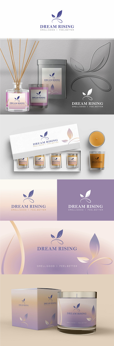 Modern logo that exhibits aromatherapy with 'attitude' branding concept creative graphic design illustration logo logo design memorable