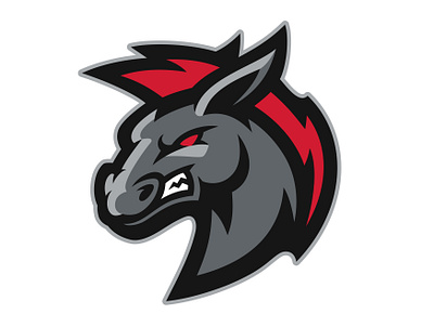 Donkey Mascot Logo athletic logo branding club logo donkey donkey logo donkeys esport esportlogo gaming graphic design horse horse logo illustration logo mascot sports sports logo team team liquid team logo