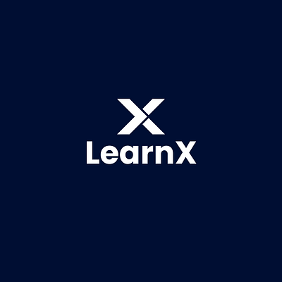 Logo design - LearnX is a modern e-learning platform branding design design logos graphic design logo monogram ui vector