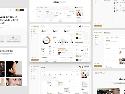 Reliable online salon booking platform UI dashboardui