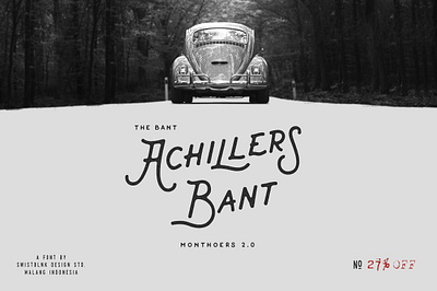 Bant Achillers Typeface alternates bant achillers typeface display script handlettering hipster hipster fonts lettering lettering fonts ligature logo fonts modern fonts monoline retrotype signage swash vintage handmade watercolor