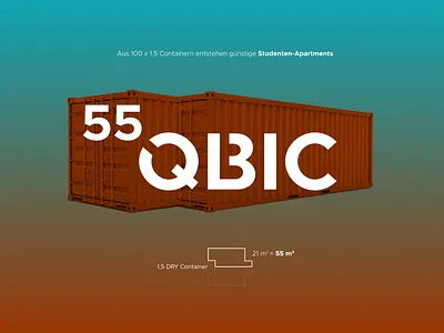 logo concept 55 QBIC living branding corporate design design concept logo