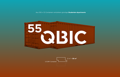 logo concept 55 QBIC living branding corporate design design concept logo