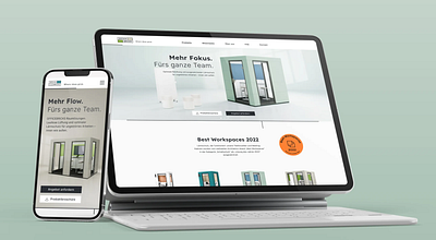 website office bricks 3d illustration branding office solutions responsive design webdesign