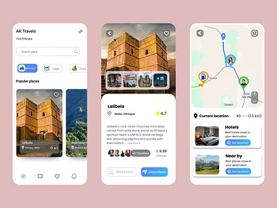 Traveling App dailyui designchallenge dribbble figma interface mobile app signup ui userexperience ux
