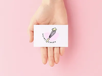 Business Card for Cake Bakery branding business card feminine logo sweet design