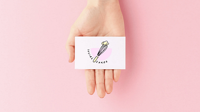 Business Card for Cake Bakery branding business card feminine logo sweet design