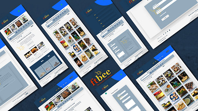 ftbee Blogger Website app branding design graphic design illustration logo typography ui ux