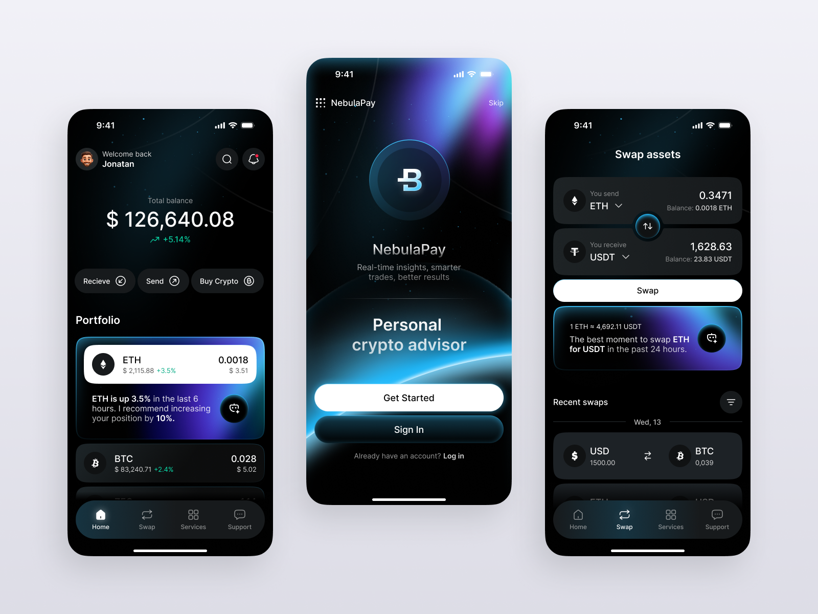 Crypto Mobile App - AI powered by Vladislava Povelitsa for Artspire on  Dribbble