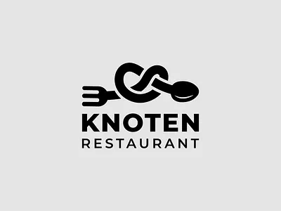 restaurant logo branding creative logo creative restaurant logo creative spoon logo food combination logo food logo food minimal logo hotel logo knot logo knot restaurant logo logo logo design minimal logo restaurant logo restaurant logo design spoon logo spoon logo design wordmark logo