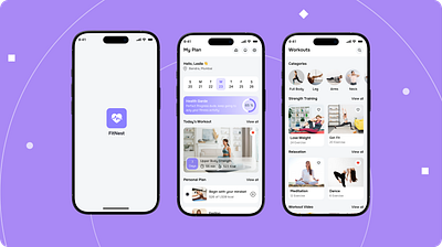 Fitnest – Your Personalized Fitness & Wellness Companion excercise fitness meal plan meditation minimal design mobile app nutrition uiux wellness workout yoga