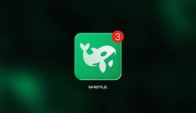 Logo & Icon Design – Whistle Platform branding icon identity logo logotype ui ux