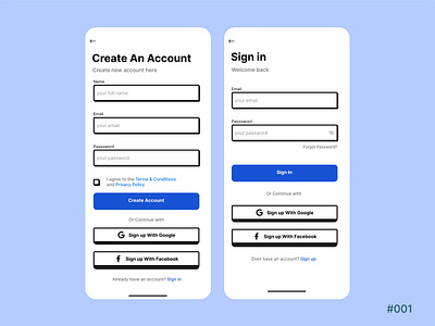 My Daily Ui Task create account dailyui login page signin page signuppage socialmedia uiux