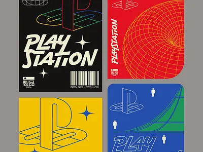 PlayStation branding design faelpt illustration instagram lettering playstation type typedesign typography ui
