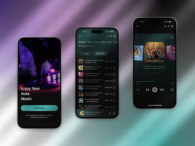 Aduio music player App UI Design aduioplayer app appuidesign figma music player musicplyer app song ui uidesign uiux