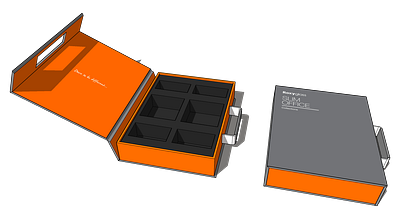 Product Sample Box Packaging 3d branding design graphic design logo packaging