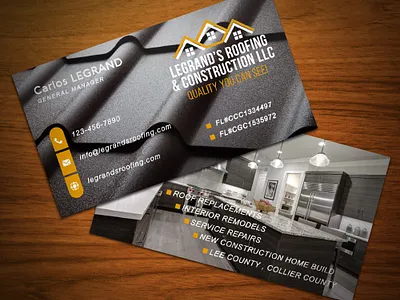 LR Name Cards business cards graphic design logo