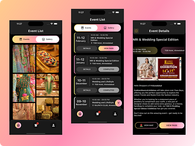 Fashion Mantra App – Your Trendy Fashion Companion animation app app design booking app branding design event app event management event ui design figma figma to app flutter app graphic design illustration logo mobile app development ui vector