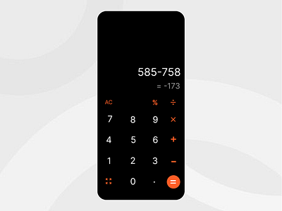 DailyUI Challenge (Day 004 - Calculation ) calculator cleanui dailyui darkmode design designinspiration interface minimaldesign mobileapp mobileui modernui productdesign ui uiconcept uidesign