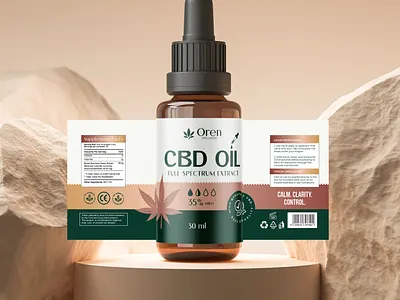 CBD OIL PACKAGING DESIGN | OREN WELLNESS
