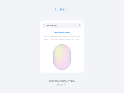 Featured UI: AI Search aidesign aifigma aiui aiux figmadesign headstartui premiumui productdesign uidesign uxdesign