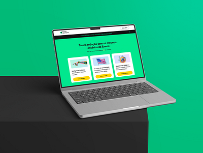 Design landin page redação descomplica descomplica design figma graphic design landingpage mockup product ui ux